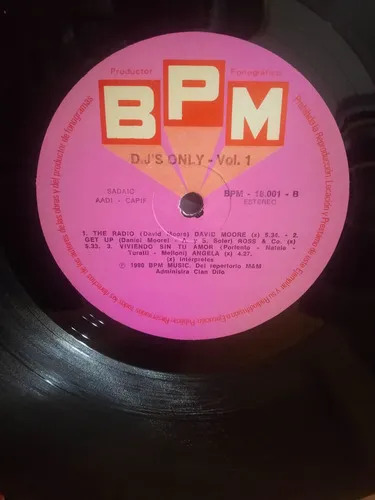 Varios Artistas - Compilado - DJs Only The 1 International DJ Convention - vinilo 1980