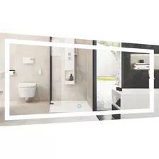 Espejo Para Baño Con Luz Led Encendido Touch Dimer 90x180cm