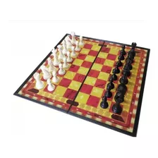 Jogo Xadrez Novo Século Tabuleiro Luxo 20x20cm Dobrável Magnético C/ Imã