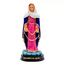 Imagem Cristã Santa Resina Nossa Senhora Das Lagrimas 15 Cm Cor Colorido