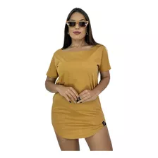 Camiseta Oversized Feminina Swag Vestido Camisetão