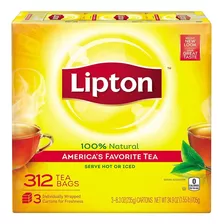 Lipton Sobres De Té Negro 312 Sobre - Unidad a $252