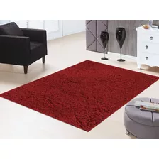 Tapete Sala 200x250 Shaggy Peludo Felpudo Sl Antiderrapante