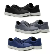 Kit 3 Pares De Tenis Casual Confortavel Lançamento Compre Já