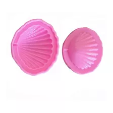 Ce499 Molde De Silicone Concha 3d Confeitaria Artesanato