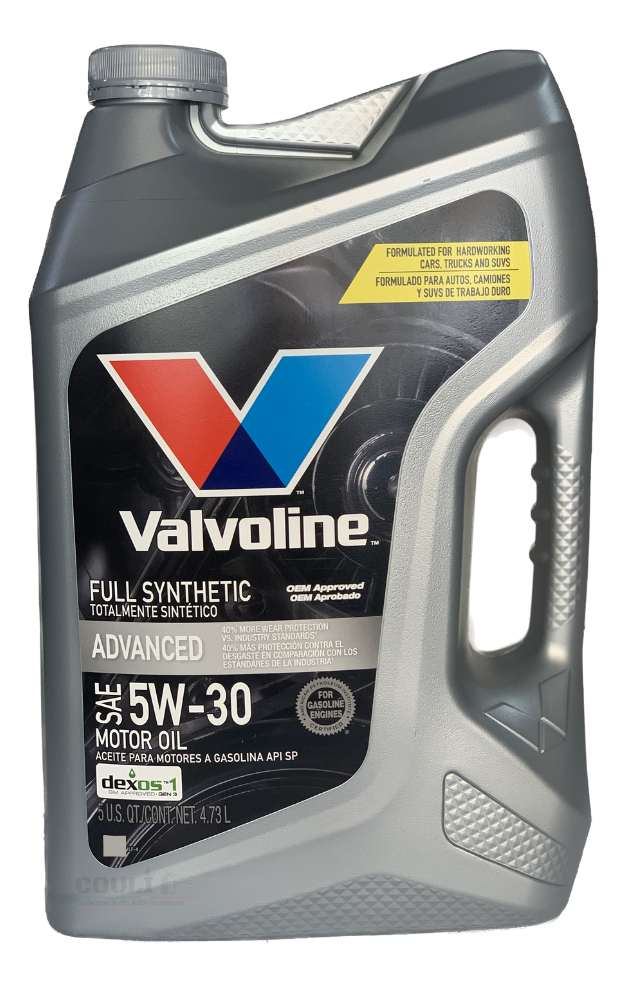 Aceite Valvoline Advance 5w30 100% Sintetico