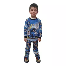 Pijama Niños Nene Nena Personajes Manga Larga Conjunto Tava