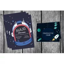 Kit Imprimible Astronauta Espacio Para Fiesta De Cumpleaños