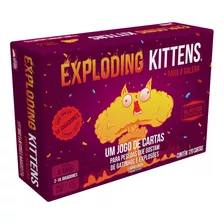 Jogo De Mesa Exploding Kittens Para A Galera Jogo De Cartas Galapagos Exk411 Para A Galera Sem Caixa De Música Galápagos Jogos Exk411