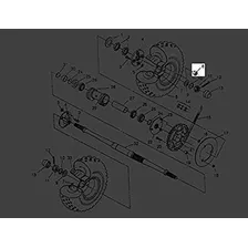 Nut Genuino Polaris Oem Atv / Pieza De Moto De Nieve