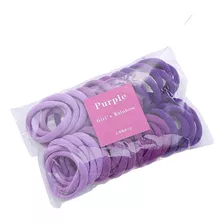 Colitas Gomitas De Pelo Colores Pasteles Pack X50u