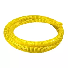 5 Metros De Manguera Espiral Pvc Amarilla De 2 Pulgadas