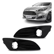 Par Moldura Farol De Milha New Fiesta 2014 2015 2016 2017