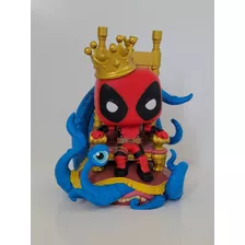 Figura Pop! Rey Deadpool En El Trono #724