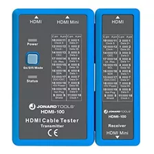 Jonard Tools Probador De Cables Hdmi-100 Hdmi Para Cables Hd