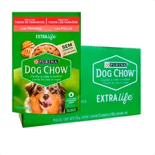 15 Ração Úmida Dog Chow Sabor Frango Para Cães Adultos 100g