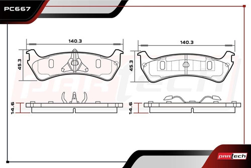 Balatas Traseras Ford Explorer Sport Trac 2004 Foto 2