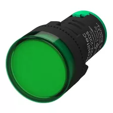 Kit C/ 2 Sinaleiro A Led 22mm 380vca Verde