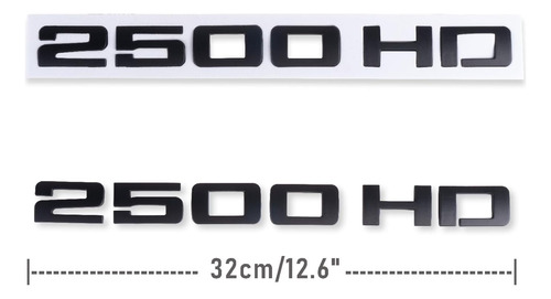 2 Insignias De Emblema 2500hd Para Silverado Sierra (2007-20 Foto 3