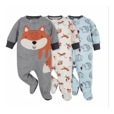 Pijama Bebe Pijama Niño Set X 3 Marca Gerber En Algodon