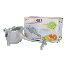 Exprimidor Jugo Citricos Naranja Juguera Manual Acero Gris