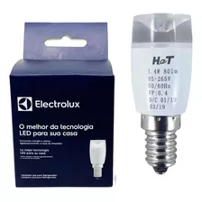 Kit 3 Lâmpada Led E14 Geladeira Electrolux Original 1,4w