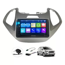 Kit Central Multimidia Dvd 2 Din Mp5 Ford Ka 2014 A 2019