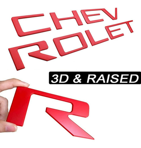 Emblema Calca 3d Chevrolet Silverado Cheyene Tapa 2019-22 Foto 5