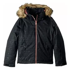 Roxy Little American Pie Girl Chaqueta De Nieve En Relieve