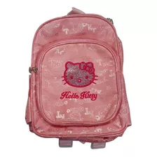 Mini Morral Hello Kitty Bolso Escolar 2 Compartimientos