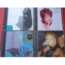 Combo Cds Sade Barbra Streisand Oleta Adams