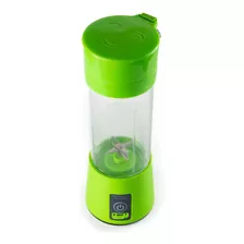 Mini Liquidificador 6 Lâminas Portátil Recarregável Micro Us Cor Verde