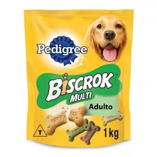 Petisco Biscrok Multi Sabores Adulto - 1 Kg