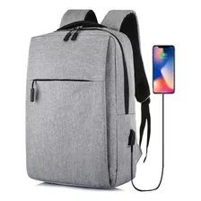 Mochila Masculina Escolar Carregador Usb Escritorio Notebook