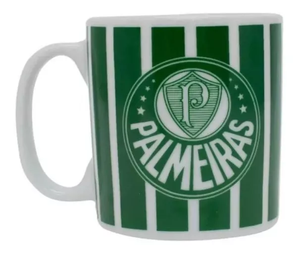 Caneca De Porcelana Palmeiras Oficial 320 Ml