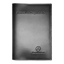 Capa Porta Manual Proprietário C Mercedes Benz Couro Eco