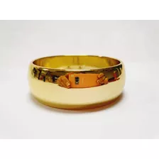 Pulseira Bracelete Feminino De Abs Metalizado Dourado