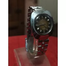 Reloj Suizo Vintage De Mujer Milus Automático Funcionando 