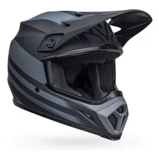 Casco Moto Bell Mx Negro/gris Mx-9 Mips 