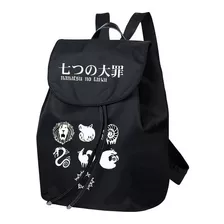 Mochila Sete Pecados Capitais, Anime Em Tecido - Estilo Saco