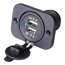 Cargador Doble Usb 12/24v Auto Camioneta Camión Bus