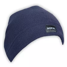 Gorro Micropolar Abrigo Adultos Nopal Azul Liso