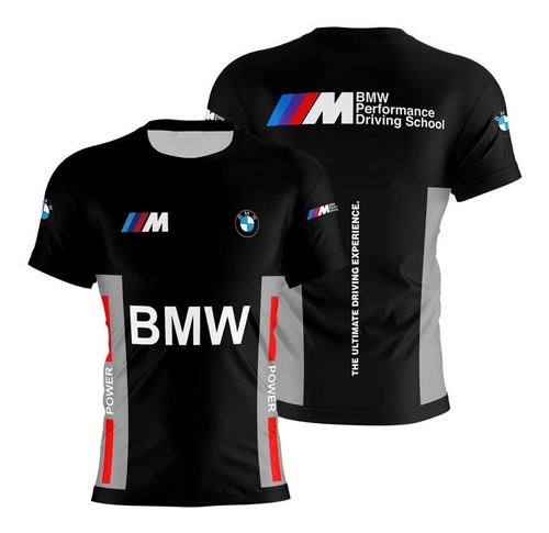 Camisa Camiseta Bmw Racing Manga Curta Masculina Promocional
