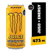 Bebida Energetica Monster 473cc Energy+jugo(6 Unidad )-super