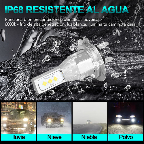 Para Hyundai Azera 2011-2017 6pcs Bombillas Led Para Faros Foto 3