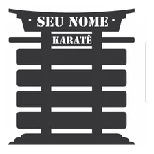 Porta Quatro Faixas Karatê Jui-jitsu Taekewondo Judô Mdf