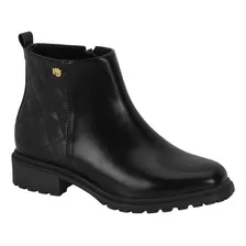 Bota Feminina Cano Baixo Preto Modare Napa