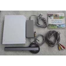 Console Nintendo Wii Americano + 1 Ctl 1 Nunchuk 1 Jogo (t)
