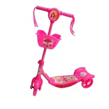  Patinete Com Luz E Som Rosa - Pop Brinquedos