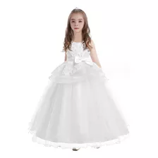 Vestido Longo Infantil Menina Princesa Renda Cinderela